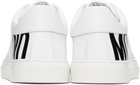 Moschino White Serena Low-Top Sneakers