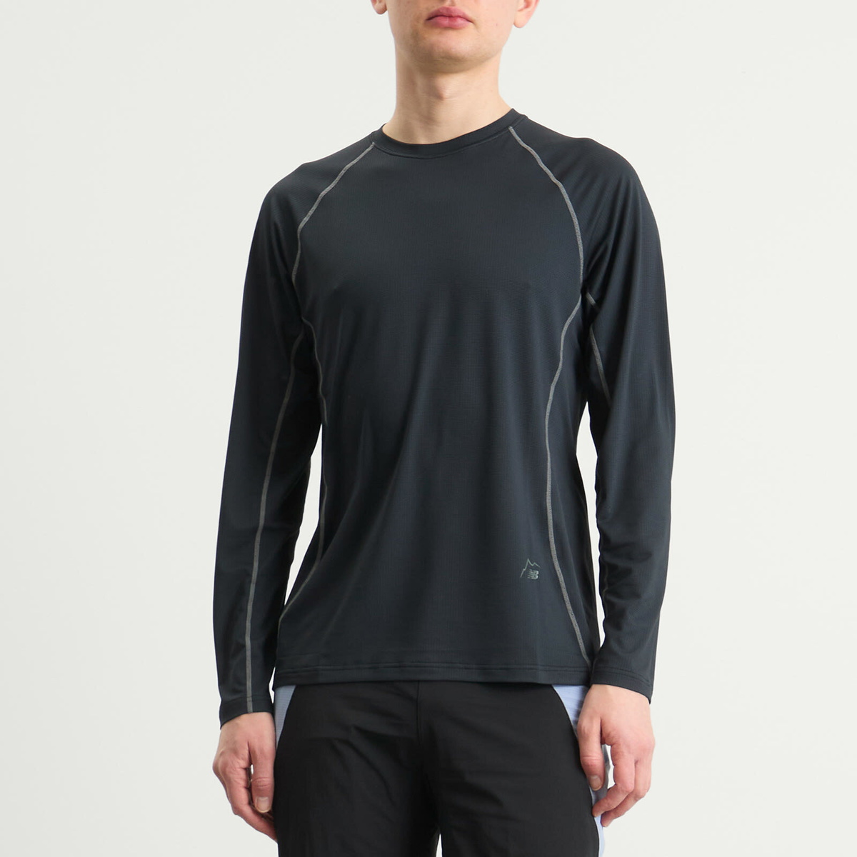 CAYL Men's x New Balance Air Long Sleeve T-Shirt in Black