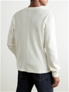 Rag & Bone - Waffle-Knit Cotton Henley T-Shirt - White