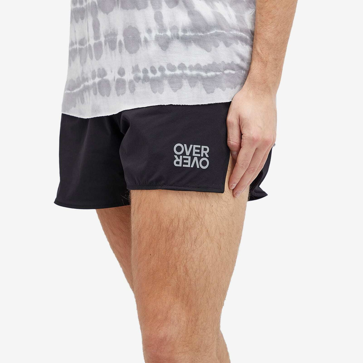 Over Over Men's 4" Track Short in Black