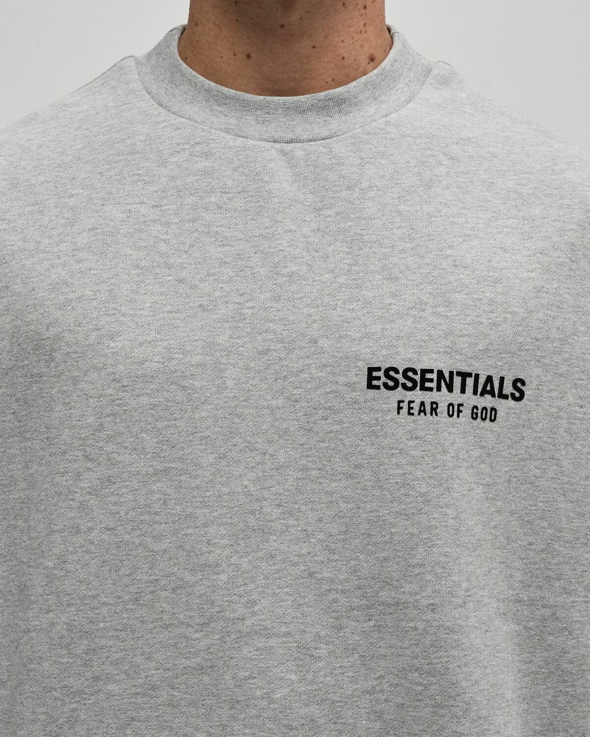 Fear of God Essentials FLEECE CREWNECK Grey Mens Sweatshirt
