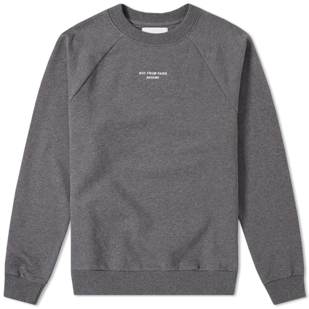 Drôle De Monsieur: Gray 'Le Sweatshirt DDM' Sweatshirt