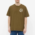 Billionaire Boys Club Men's Astro Helmet T-Shirt in Olive