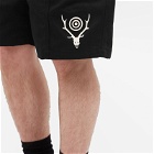 South2 West8 Men's Belted C.S. Twill Shorts in Black