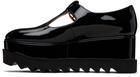 Stella McCartney Black Elyse T-Bar Platform Mary Jane Derbys