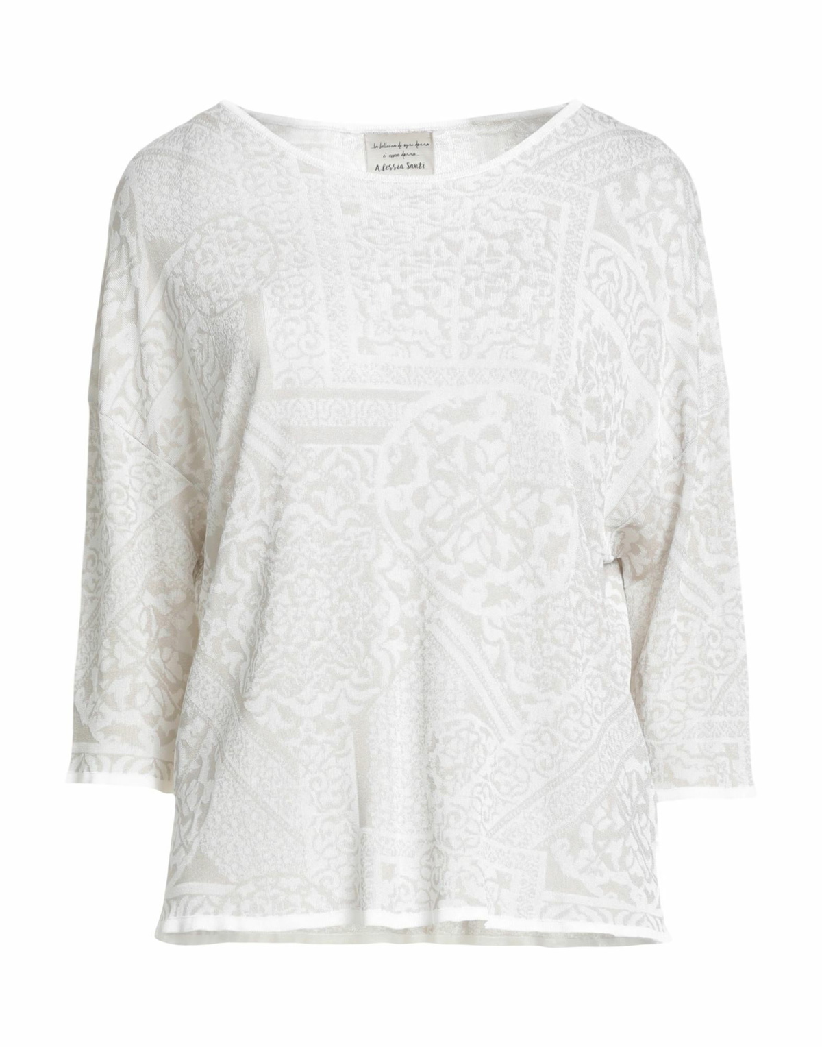 Alessia Santi Womens Sweater in Ivory