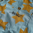 Awake NY Stars Anorak in Teal/Mustard