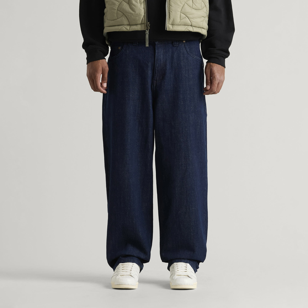 Dime Men's Baggy Denim Pants in Indigo