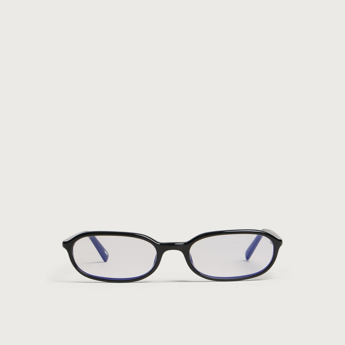 CHIMI Edith Optic Blue Block Glasses in Black/Clear Blue Block