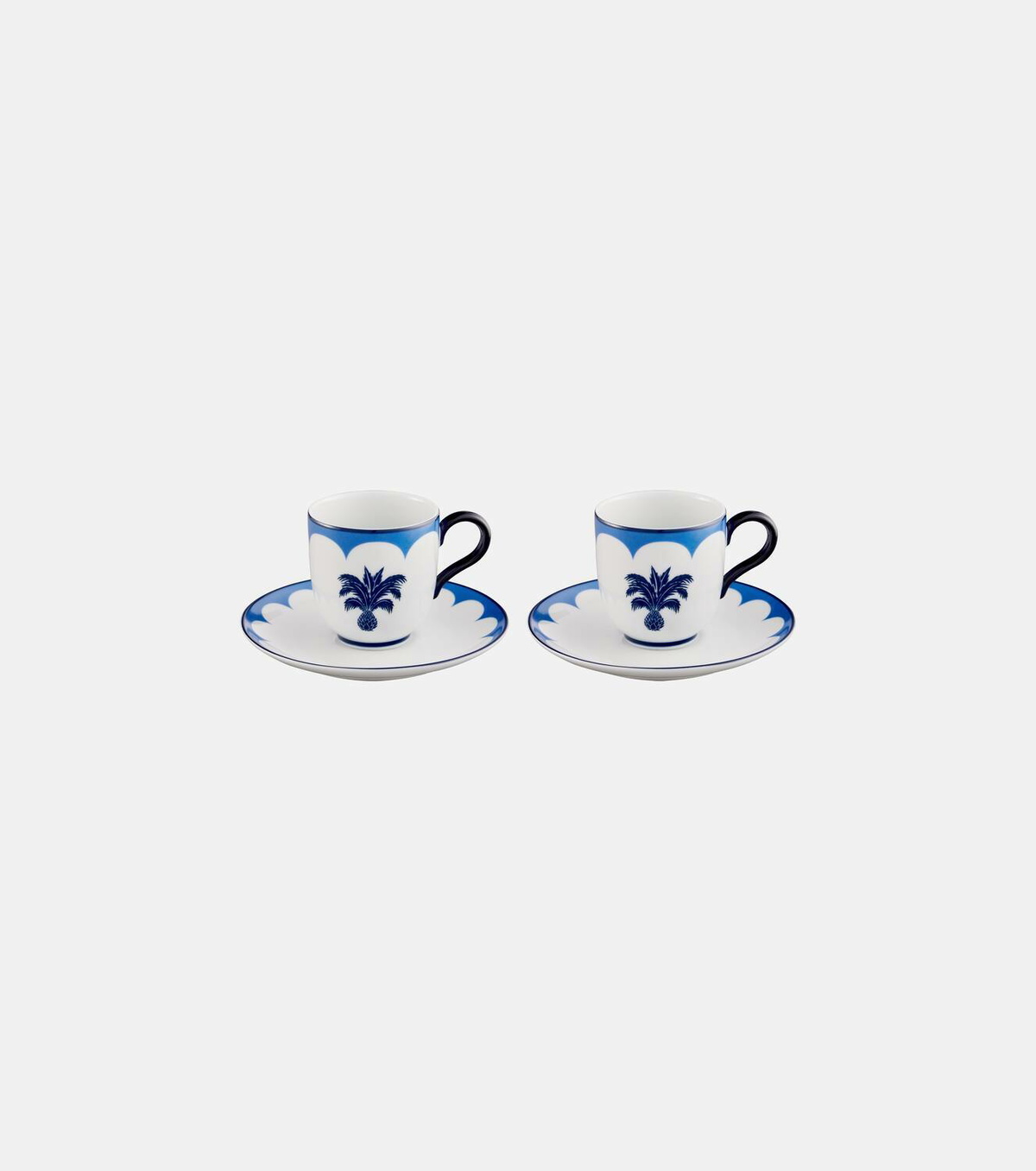 Aquazzura Casa Jaipur set of 2 espresso cups and saucers