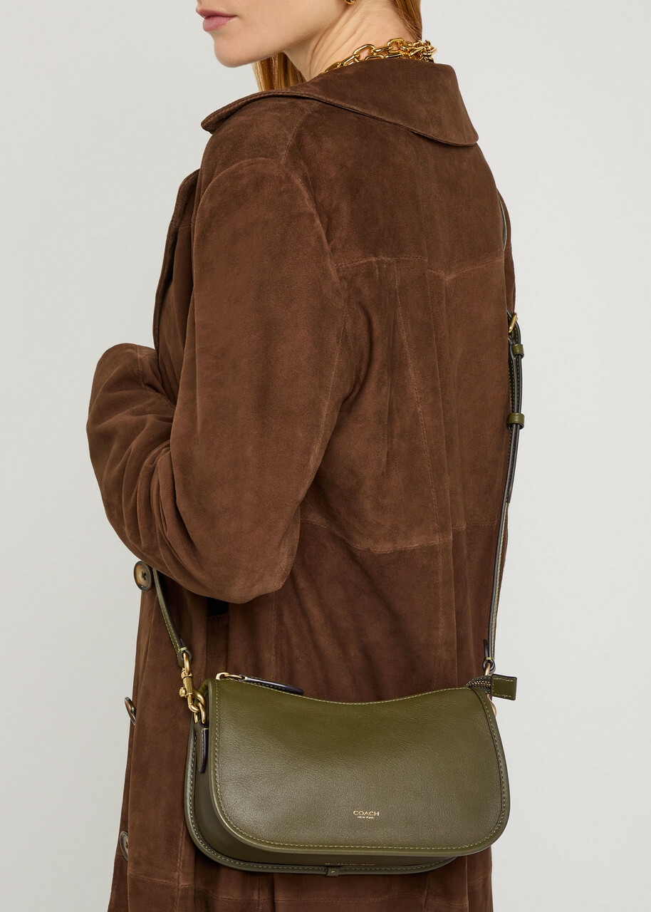 Coach Waverly Leather Shoulder bag - Olive - One Size