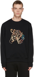 PS by Paul Smith Black Dreamscape Zebra Sweatshirt