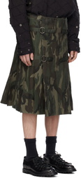 Andersson Bell Khaki Kilt Skirt