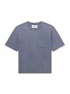 Corridor - Garment-Dyed Cotton-Jersey T-Shirt - Blue