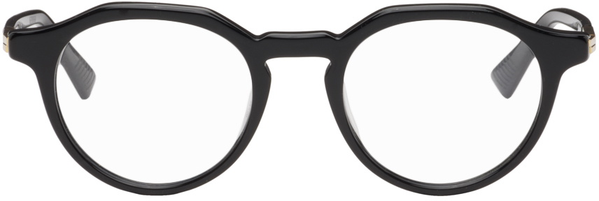 Bottega Veneta Black Forte Panthos Glasses Bottega Veneta