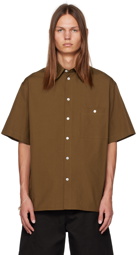 Bottega Veneta Brown Buttoned Shirt
