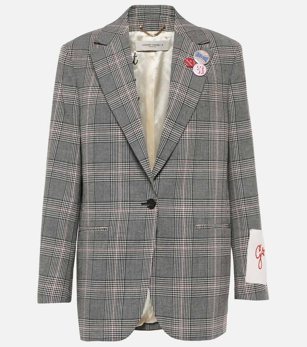 ジャケット GOLDEN GOOSE BLAZERS Golden Goose - Prince of Wales checked blazer Golden Goose