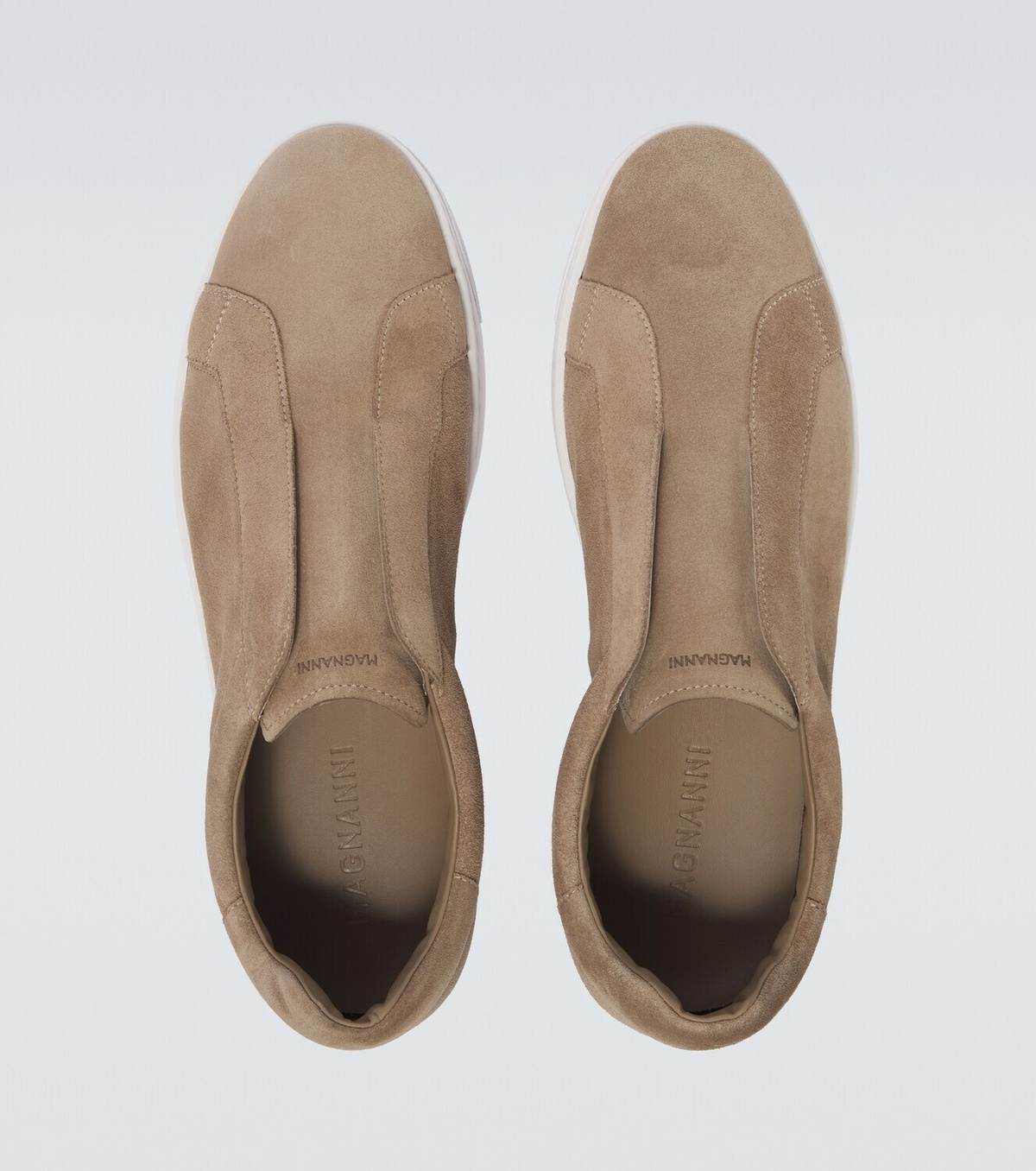 Magnanni Open suede sneakers
