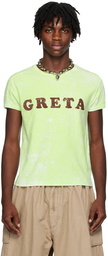 Acne Studios Green Bleached T-Shirt