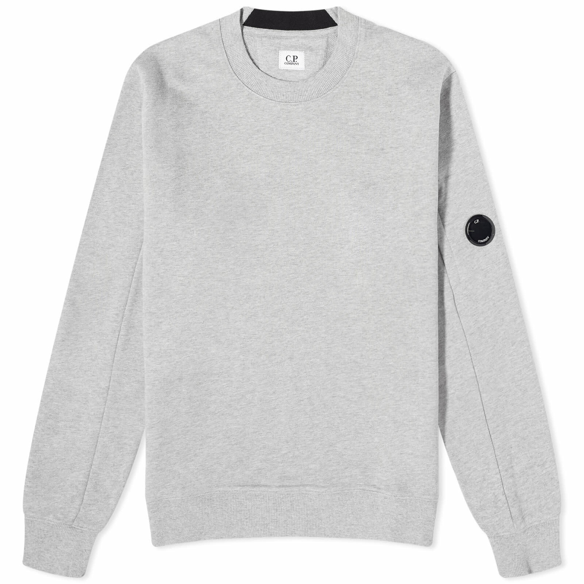 Cp company lens sweatshirt grey sale