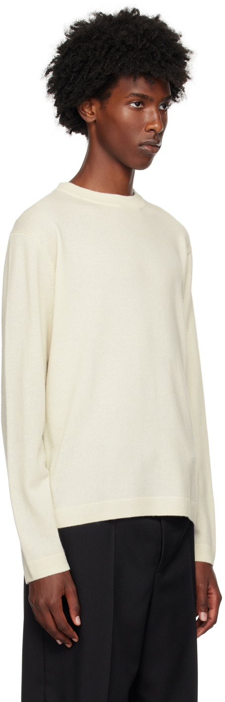 LISA YANG Off-White Mason Sweater