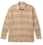 Our Legacy - Borrowed Oversized Checked Linen Shirt - Neutrals