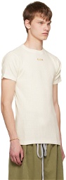 Maison Margiela White Ribbed T-Shirt