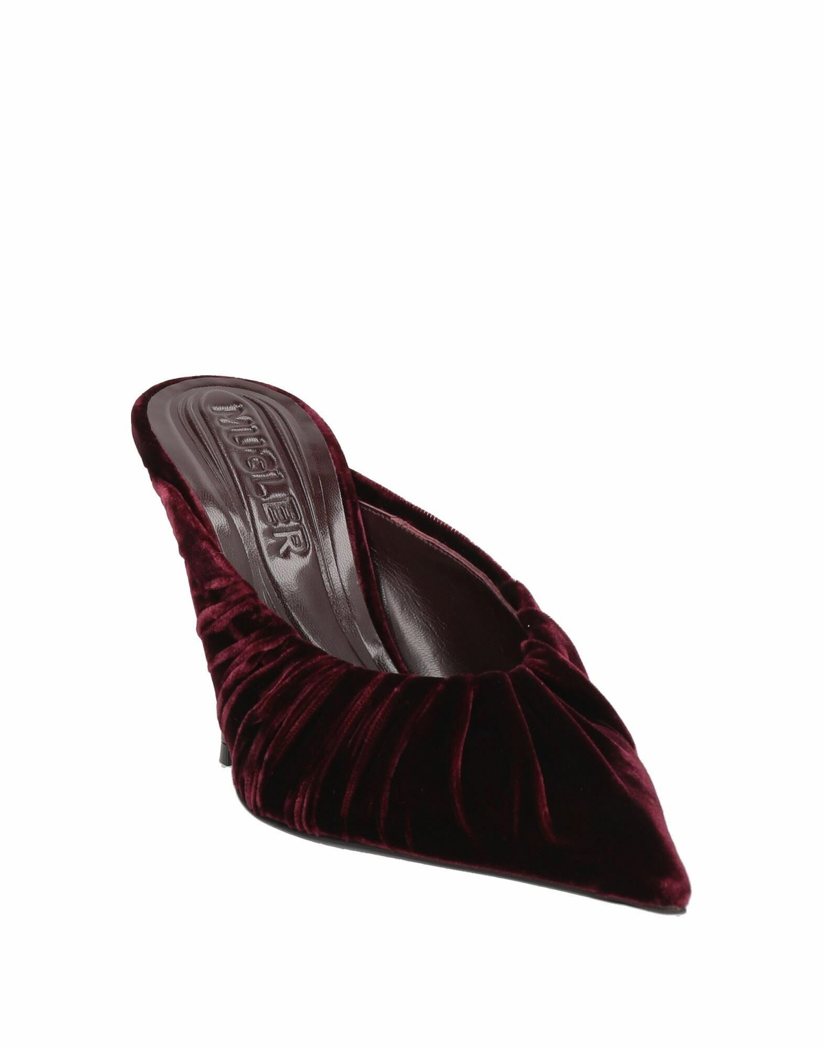Mugler Womens Mules & Clogs in Burgundy