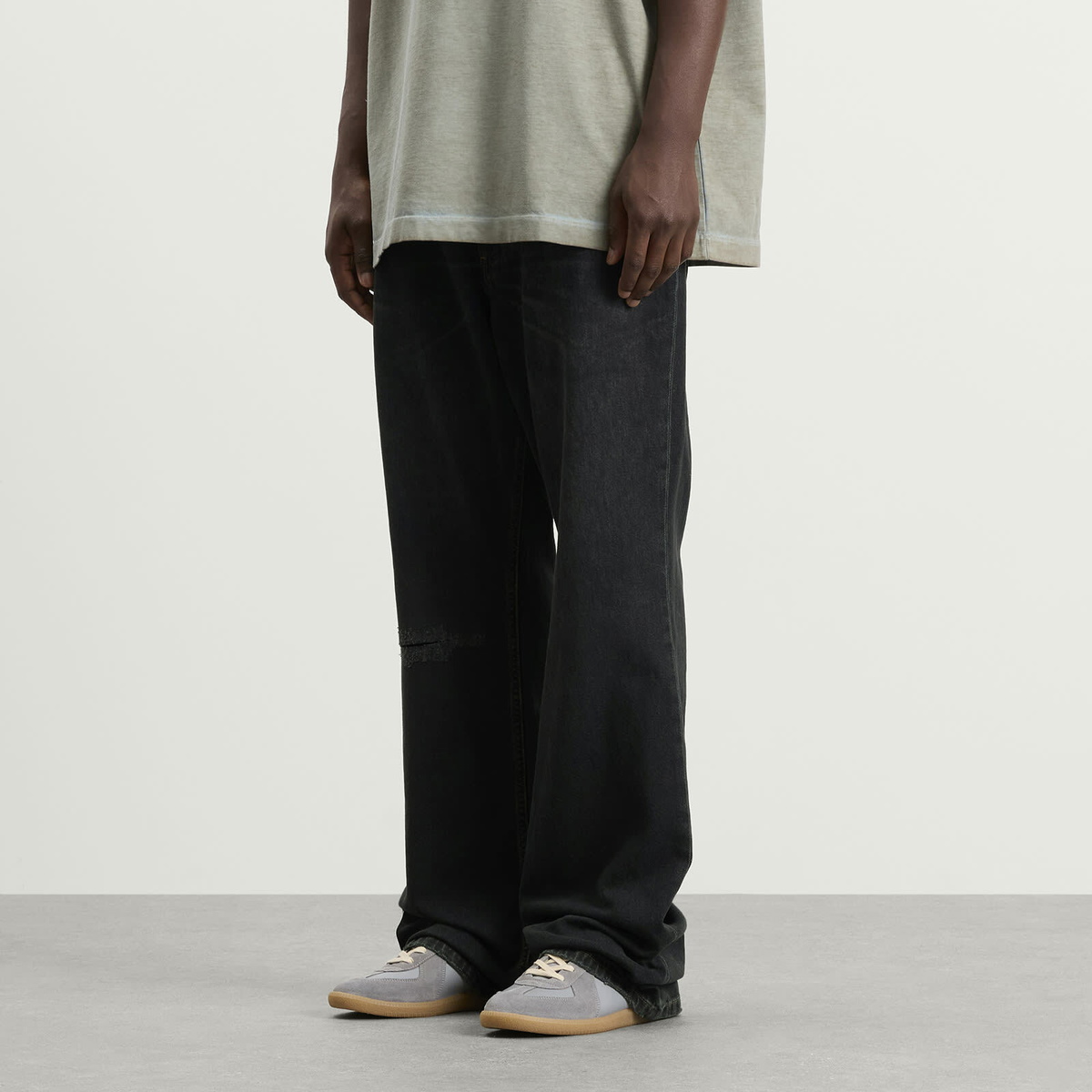 MM6 Maison Margiela Men's Pants 5 Pockets in Dark Blue