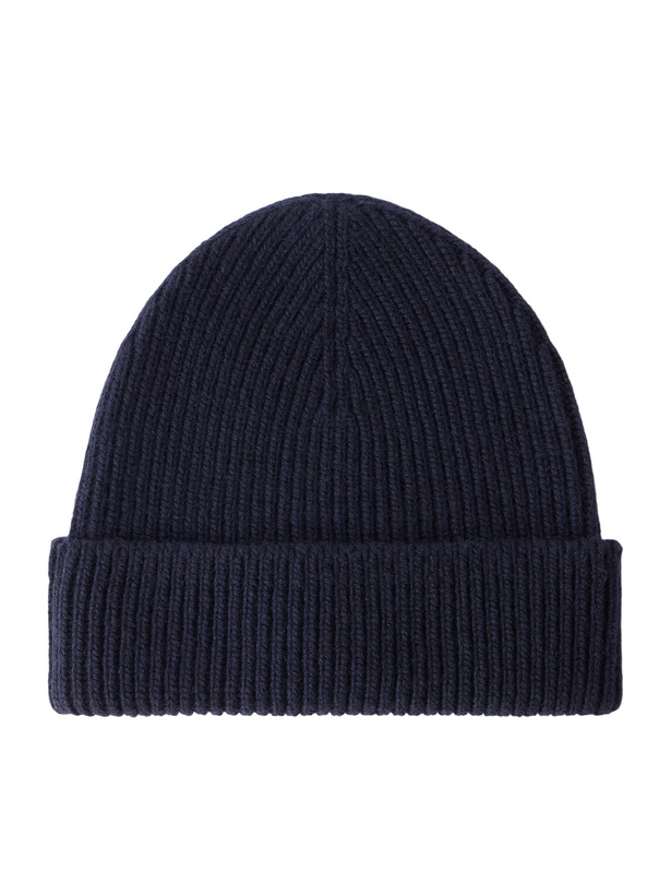 Photo: Johnstons of Elgin - Ribbed Cashmere Beanie