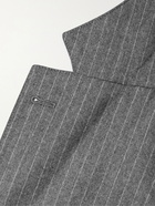 OFFICINE GÉNÉRALE - Armie Pinstriped Wool-Flannel Suit Jacket - Gray