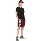 Rhude Burgundy Warm-Up Shorts