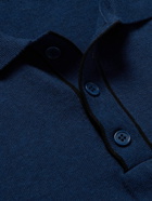 A.P.C. - Jacky Logo-Embroidered Pima Cotton Polo Shirt - Blue