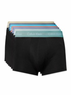 Calvin Klein Underwear - Seven-Pack Stretch-Cotton Trunks - Black