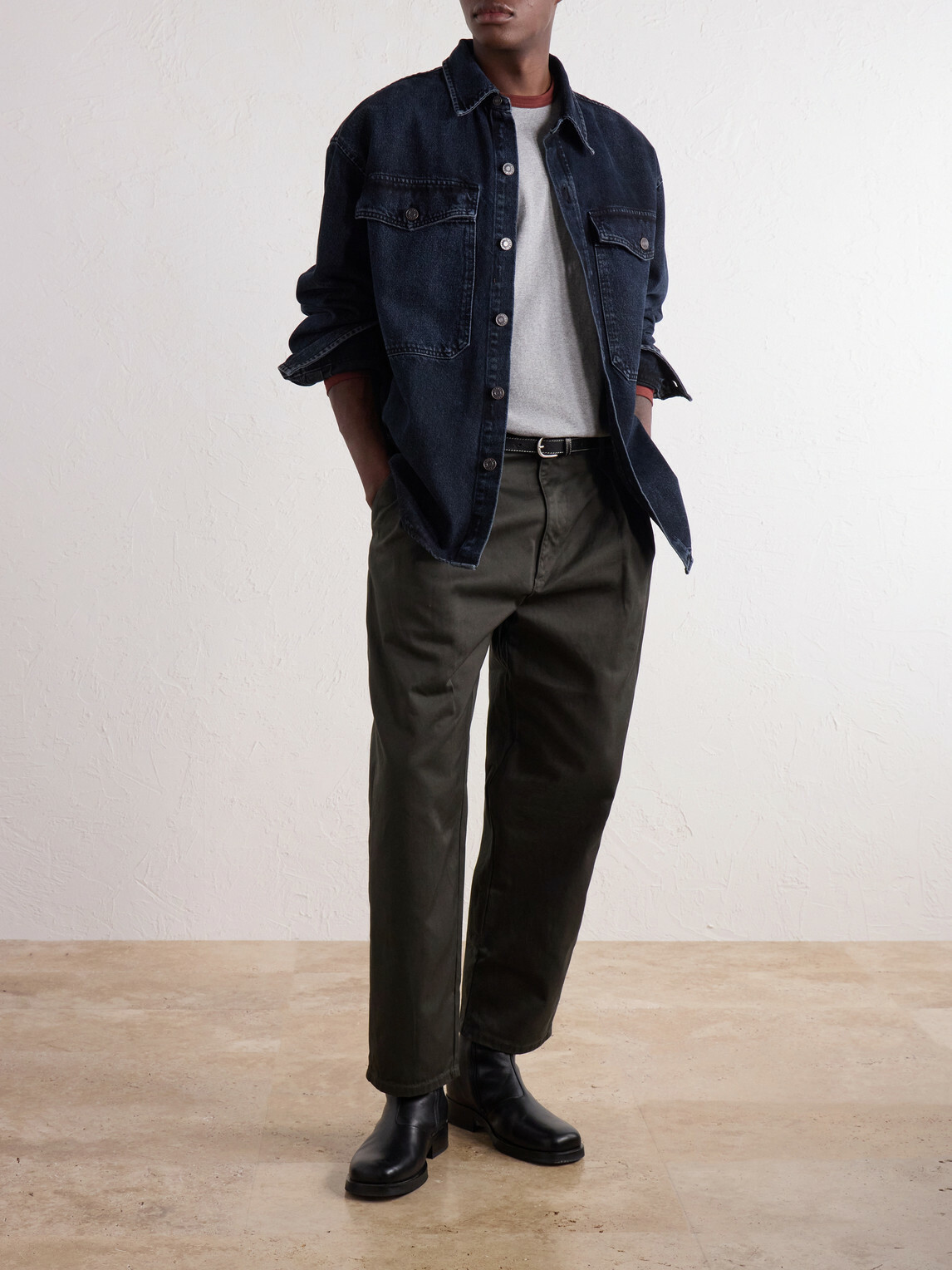 WTAPS - Straight-Leg Pleated Cotton-Twill Trousers - Green