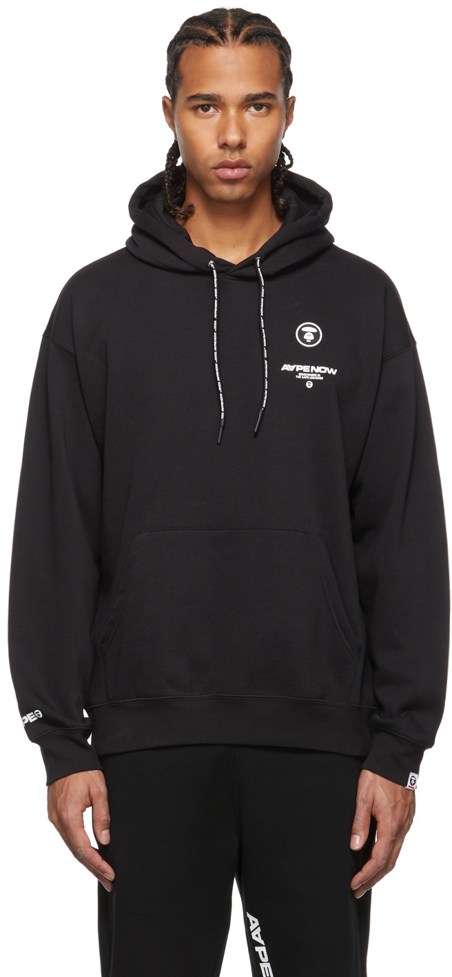 Hemmelighed deltager århundrede AAPE by A Bathing Ape Black Classic Logo Hoodie AAPE by A Bathing Ape