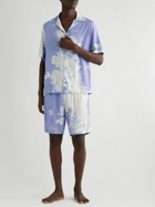 SUKU - Printed Bamboo-Jersey Pyjama Set - Purple