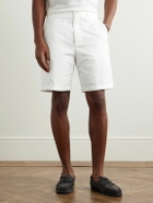 Dunhill - Straight-Leg Cotton-Twill Chino Shorts - White