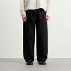 MKI Men's Linen Wide Leg Pants in Black