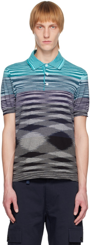 Photo: Missoni Multicolor Striped Polo