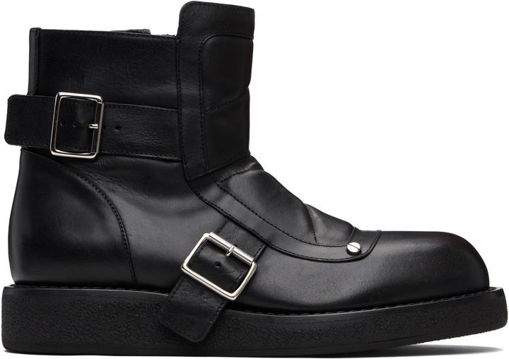 Photo: Ann Demeulemeester Black Sune Ankle Boots