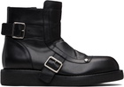 Ann Demeulemeester Black Sune Ankle Boots