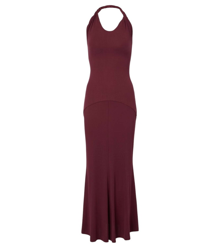 Photo: Tove Eleanor halterneck jersey midi dress