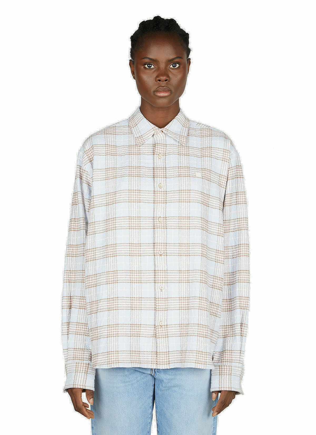 Acne Studios - Check Shirt in Light Blue Acne Studios