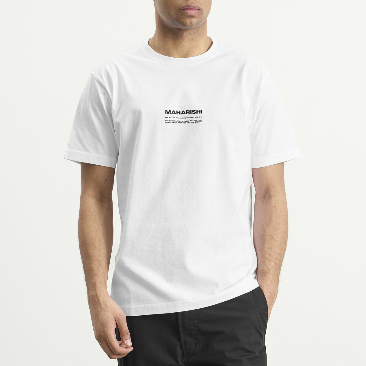 Maharishi Men's Lu Fang Horse Rider Embroidered T-Shirt in White