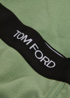 Tom Ford Stretch-cotton Boxer Briefs Green