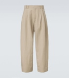 Studio Nicholson Linen and wool wide-leg pants
