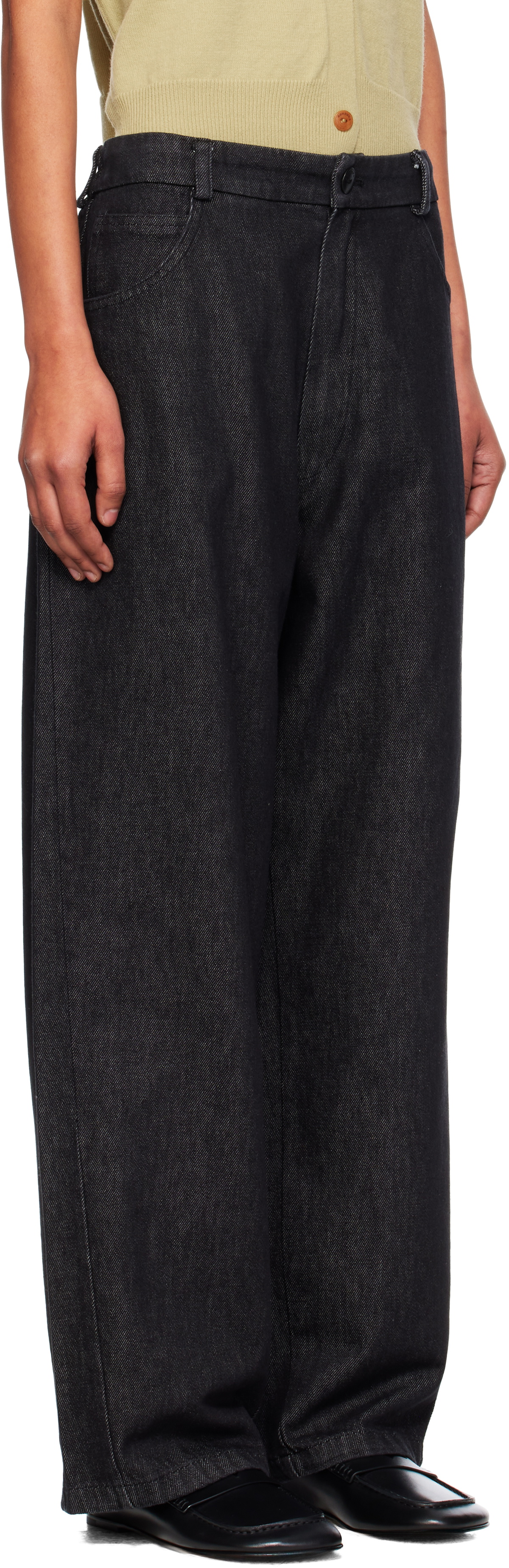 Cordera Black Straight Jeans