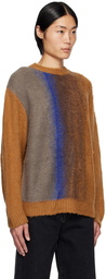 JieDa Brown & Gray Gradation Sweater