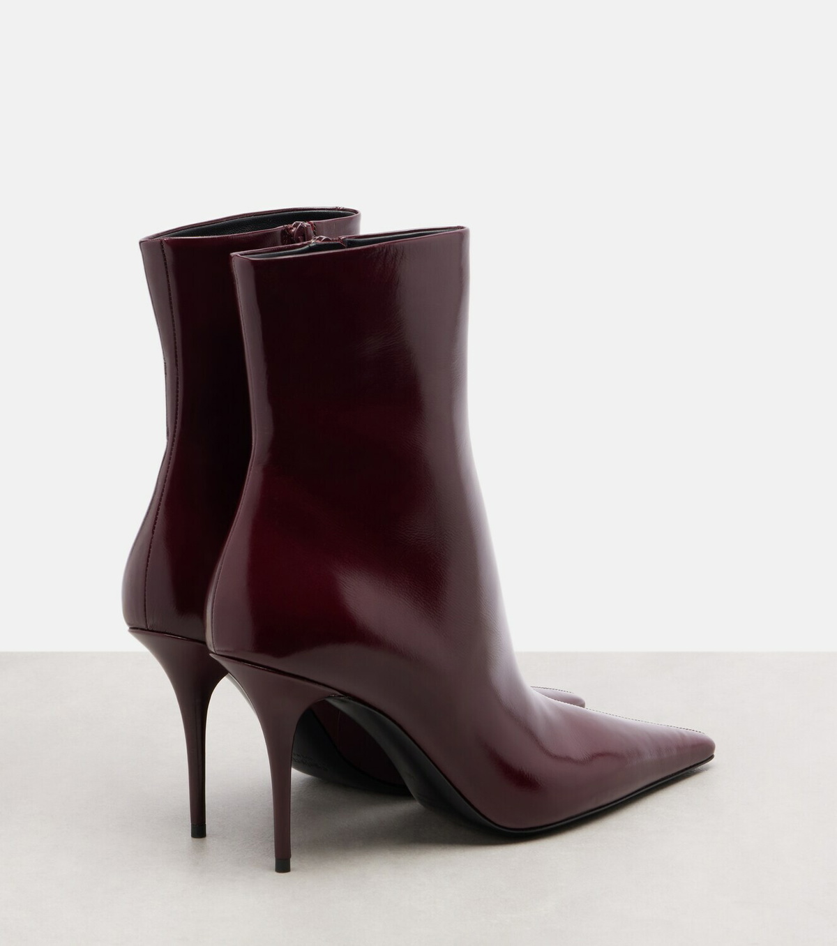 Saint Laurent Ashley 90 leather ankle boots